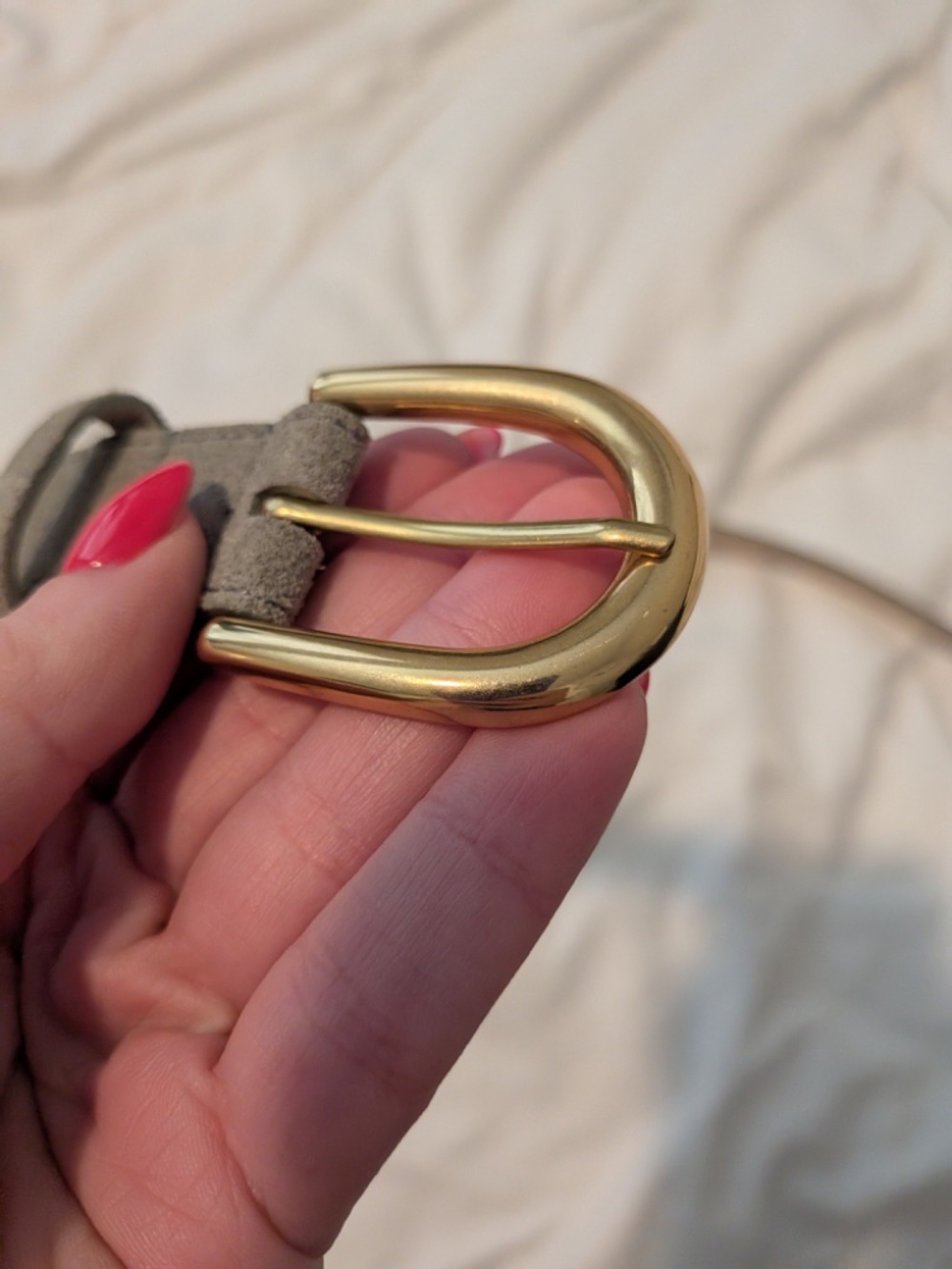 NWOT Aritzia 100% Real Leather and Solid Brass Buckle (XS) - Picture 2 of 6